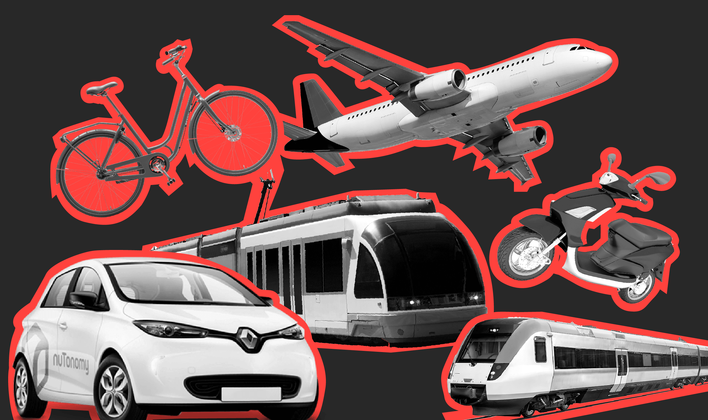 Транспорт и техника. XR технология транспорт. By car by plane by Train.