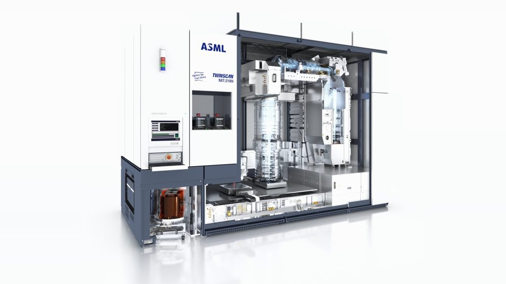 ASML TWINSCAN NXT:2100i deep ultraviolet immersion lithography system Credit: ©ASML